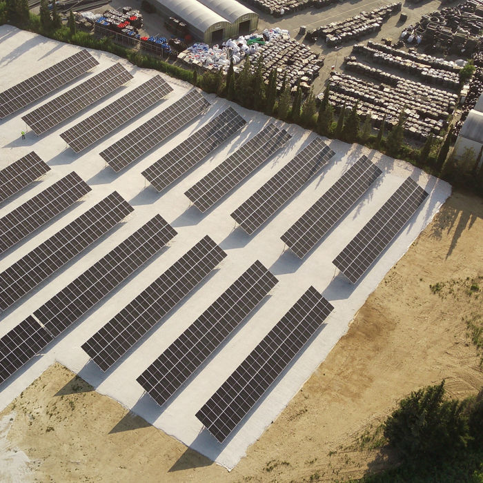 Solar Panels Thessaloniki Greece Plant