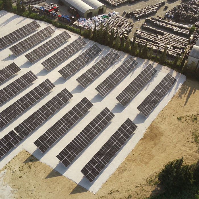 Solar Panels Thessaloniki Greece Plant