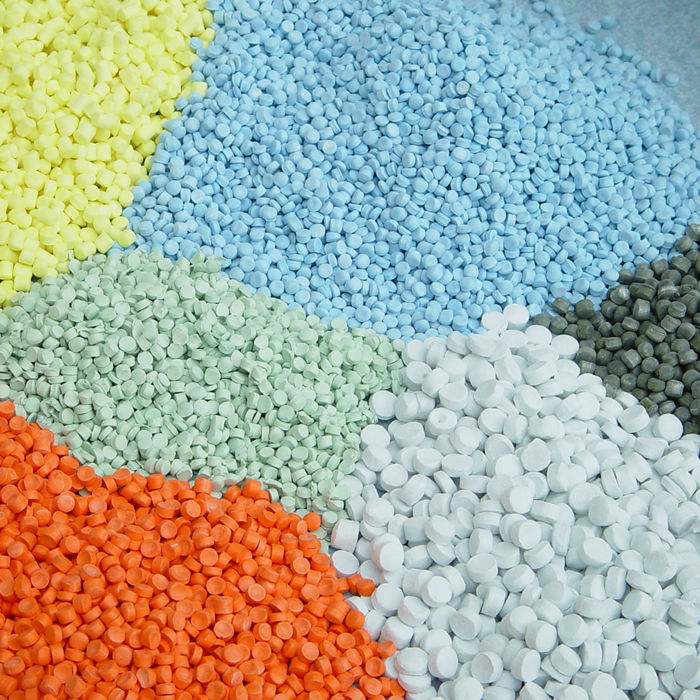 Masterbatches of different colors