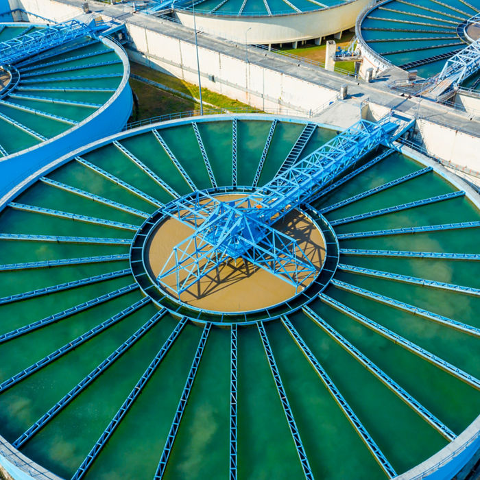 Drinking Water Treatment aerial view. Microbiology of drinking water production and distribution; Shutterstock ID 1602934699; purchase_order: EVS Drinking Water Productivity Guide; job: ; client: EVS Drinking Water Productivity Guide; other: 