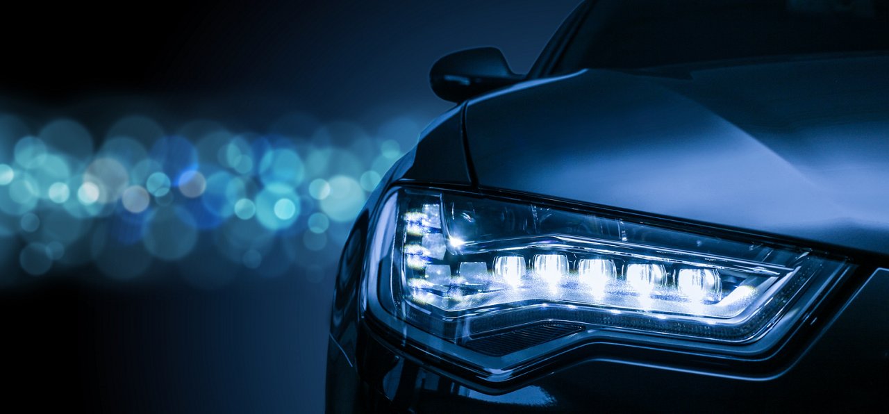 headlight of  modern prestigious car close up; Shutterstock ID 1614045931; purchase_order: GDS_Engineered materials automotive; job: ; client: ; other:
1614045931