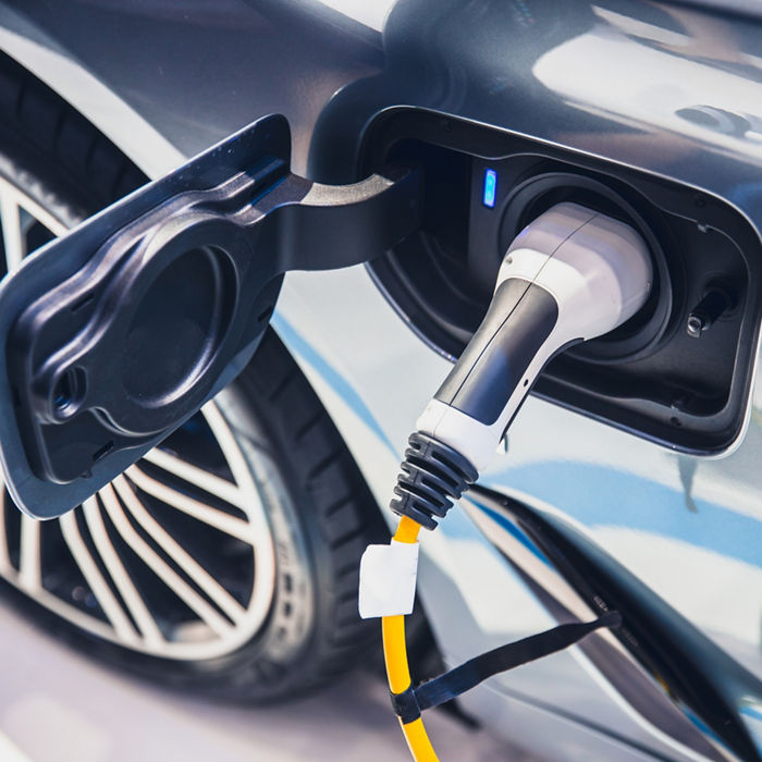 Engineered materials in charging electric vehicle
