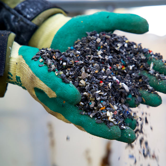 Plastic granulate in a plastic waste recycling plant; Shutterstock ID 2133103497; purchase_order: GDS_Website_Engineered materials_recycling; job: ; client: ; other: 